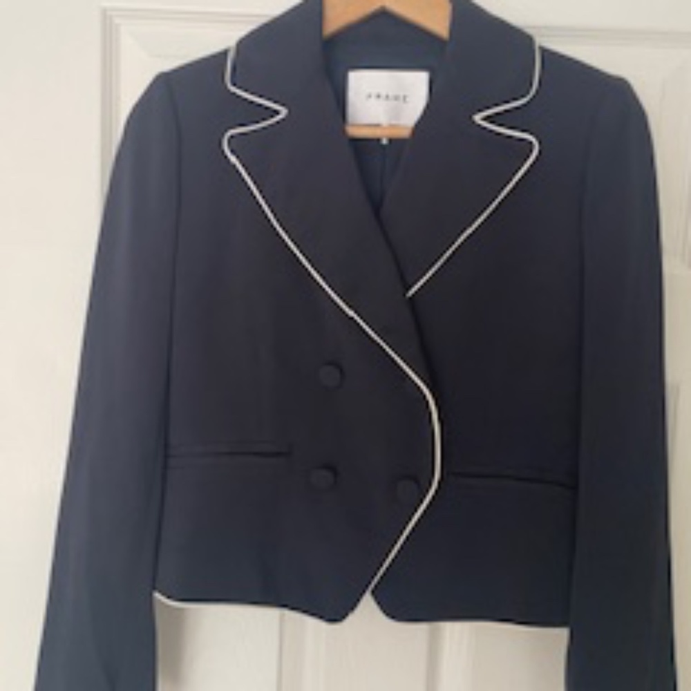 Frame Size 2 Navy with White trim